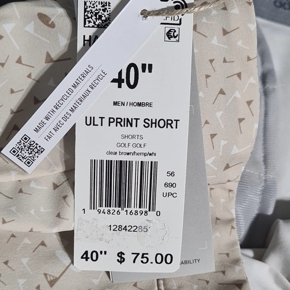 Adidas Tan Golf Shorts Size 40 NWT - Picture 6 of 10